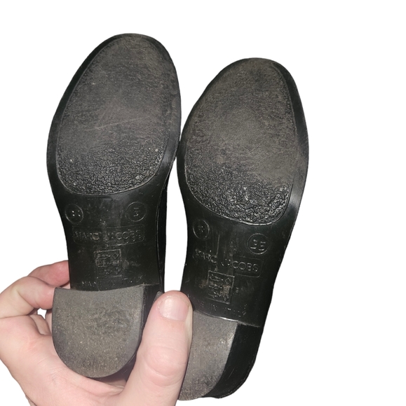 Vtg Marc Jacobs | Logo plaque | Rubber Rain boots | Made in Italy | 90s - Picture 9 of 12